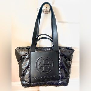 Tory Burch Puffer Tote in Black